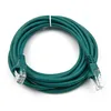 Патч-корд Buro UTP-5E-3M-GR литой (molded), UTP, кат.5E, 3м, 4 пары, 26AWG, алюминий омедненный, многожильный, зеленый