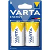 D Батарейка VARTA Energy LR20 BL2 Alkaline, 2 шт.