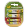 Аккумуляторы GP AA, 2700mAh/ААА, 1000mAh, 8 шт (270AA/100AAAHCFR-2CR8 48/480)