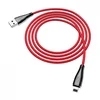 Кабель Hoco U75 USB-Lightning, 1.2 м, красный