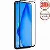 Защитное стекло 3D для Huawei P40 Lite [изогнутое клеится на весь экран] Red Line (черное)