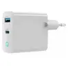 Сетевое зарядное устройство Devia Extreme Speed GaN PD&QC Quick Charger USB Type-C + USB 65W White (120EA3380001)