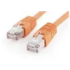 Патч-корд PREMIER PP22-0.5M/O литой (molded), FTP, кат.5E, 0.5м, 4 пары, 26AWG, алюминий омедненный, многожильный, оранжевый