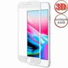 Защитное стекло 3D для Apple iPhone 7 / 8 [изогнутое клеится на весь экран] (белое)