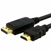 Кабель Displayport (M) - HDMI (M) 1.8m черный