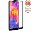 Защитное стекло 3D для Huawei P20 [изогнутое клеится на весь экран] (черное)