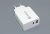 Блок питания (сетевой адаптер) Amperin USB-А, USB-C (YDS-TC045-011) 45W, white