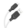 Кабель USB - micro USB Hoco X90 Cool  100см 2,4A  (white)