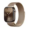 Умные часы Apple Watch Series 10 (GPS+Cellular), 46мм, Gold Titanium Case/Stainless Steel Milanese Loop Gold- M/L