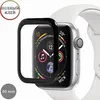 Защитное стекло 3D для Apple Watch 40 мм [изогнутое клеится на весь экран] (черное)