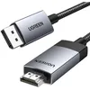 Кабель аудио-видео UGREEN DP119, HDMI (m) - DisplayPort (m), 2м, черный [15774]