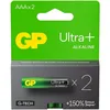 AAA Батарейка GP Ultra Plus Alkaline 24AUPA21-2CRSB2, 2 шт.