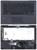 Клавиатура для ноутбука Sony Vaio VPC-SB2L1R/P чёрная, верхняя панель в сборе (серая)