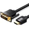 Кабель видео VENTION ABFBI, HDMI (m) - DVI-D (m) , ver 1.4, 3м, GOLD, черный