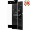 Защитное стекло 3D для Sony Xperia XA1 / XA1 Dual [изогнутое на весь экран] (черное)