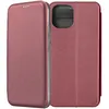 Чехол-книжка для Apple iPhone 12 mini (темно-красный) Fashion Case