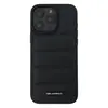 Чехол Karl Lagerfeld для iPhone 16 Pro Max, PU Quilted Metal logo Hard Black (KLHCP16XPSQAK)