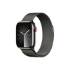 Умные часы Apple Watch Series 9 (GPS+Cellular), 41 мм, Graphite Stainless Steel Case/Graphite Milanese Loop