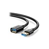 Кабель UGREEN US129 USB 3.0 Extension Male Cable 2м, черный