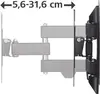 Кронштейн для мониторов Ultramounts UM734SIL серый/серебристый 17-27 макс.7кг крепление к столешнице поворот и наклон