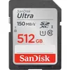 Карта памяти SDXC UHS-I Sandisk Ultra 80 512 ГБ, 150 МБ/с, Class 10, SDSDUNC-512G-GN6IN, 1 шт.