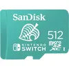 Карта памяти microSDXC UHS-I U3 Sandisk 512 ГБ, 100 МБ/с, Class 10, Nintendo Switch, 1 шт. [sdsqxao-512g-gn3zn]