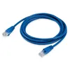 Патч-корд Buro UTP-5E-2M-BL литой (molded), UTP, кат.5E, 2м, 4 пары, 26AWG, алюминий омедненный, многожильный, синий