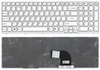 Клавиатура для ноутбука Sony Vaio SVE1511B1RB белая, с рамкой