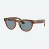 Умные очки Ray-Ban Meta Headliner (Standard), Shiny Caramel Transparent/Teal Blue