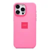 Чехол-накладка ORG Silicone Case SafeMag с анимацией для "Apple iPhone 15 Pro Max" (pink)