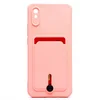 Чехол-накладка - SC304 с картхолдером для "Xiaomi Redmi 9A/Redmi 9i" (light pink)