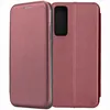 Чехол-книжка для Huawei P Smart (2021) (темно-красный) Fashion Case