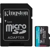 Карта памяти microSDXC UHS-I U3 Kingston Canvas Go! Plus 128 ГБ, 170 МБ/с, Class 10, SDCG3/128GB, 1 шт., переходник SD