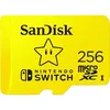 Карта памяти microSDXC UHS-I U3 Sandisk 256 ГБ, 100 МБ/с, Class 10, Nintendo Switch, 1 шт. [sdsqxao-256g-gn3zn]
