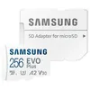 Карта памяти microSDXC UHS-I U3 Samsung EVO Plus 256 ГБ, 160 МБ/с, Class 10, MB-MC256SA, 1 шт., переходник SD