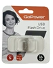 USB флеш-накопитель 16Gb GoPower MINI USB 2.0 металл серебряный