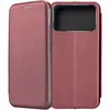 Чехол-книжка для Xiaomi POCO X4 Pro 5G (темно-красный) Fashion Case