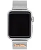 Сетка из нержавеющей стали 38/40/41 мм ремешок apple watch COACH, серебряный