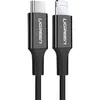 Кабель UGREEN US171, Lightning (m) - USB Type-C (m), 1м, MFI, черный [60751]