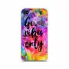 Силиконовый чехол Good vibes only радуга на iPhone 4/4S