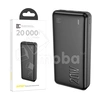 Внешний Аккумулятор (Power Bank) BC 20PB87 20000 mAh (20W, QC3.0, PD, USB, MicroUSB, Type-C, LED индикатор) Черный