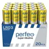 Батарейки Perfeo ААА (LR03), 20 шт (LR03/20BOX)