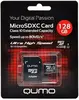 Micro SecureDigital 128Gb QUMO QM128GMICSDXC10U3 {MicroSDXC Class 10 UHS-I, SD adapter}