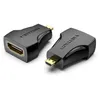 Переходник видео VENTION AITB0, HDMI (f) - Micro HDMI (m) , ver 1.4, GOLD, черный