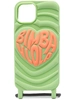 Bimba y Lola чехол для iPhone 13 с тисненым логотипом, зеленый