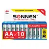 Батарейки Sonnen Alkaline LR6 (АА), 15А, 10 шт (451086)