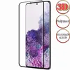 Защитное полимерное стекло 3D для Samsung Galaxy S20 Ultra G988 ультратонкое [изогнутое клеится на весь экран] Red Line (черное)