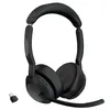 Гарнитура Jabra Evolve2 55, Link380c MS Stereo, для компьютера/мобильных устройств, накладные, Bluetooth, черный [25599-999-899]