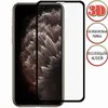 Защитное стекло 3D для Apple iPhone 11 Pro [клеится на весь экран] с силиконовой рамкой (черное)