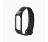 Ремешок - carbon для "Xiaomi Mi Band 4" силиконовый (black)